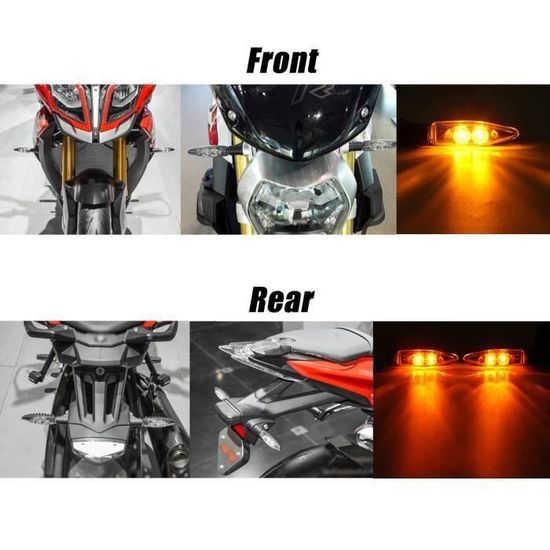 Clignotant avant - arrière pour HONDA CB 250cc, 500cc, MTX 125cc, NX 650cc,  Ruckus 50cc, XL, 600cc, XLR, Moto - Cdiscount Auto