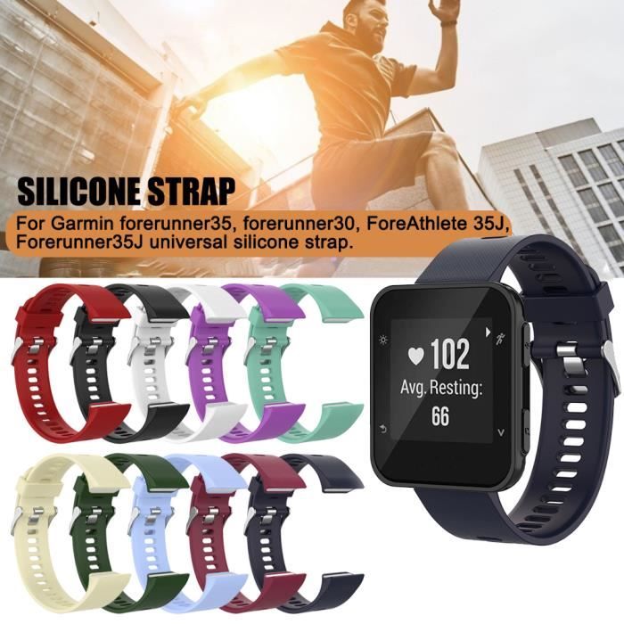 Bracelet de remplacement en silicone pour Polar Garmin forerunner