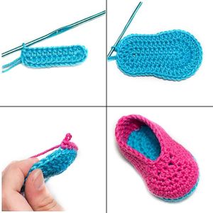 Crochet Tricot Ergonomique Lot 4 Tailles 8-15mm - Aiguilles Extra Longues Poignée Souple Pour Arthrite Et Débutants Crochet Géant Poignée Souple