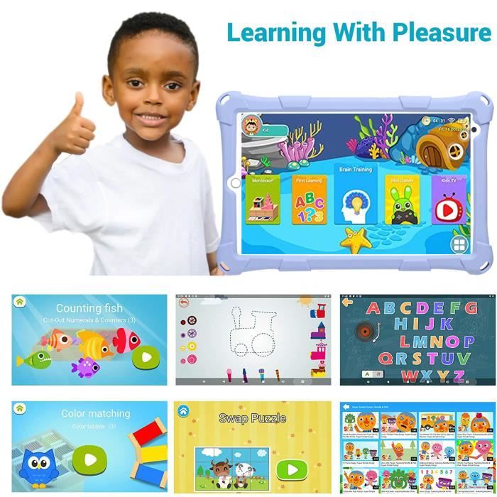 Tablette éducative pour enfants, 8 pouces, Android 11, wi-fi 6, Quad Core,  32 go, avec étui, Stylet, Google Play, 1280x800, livraison directe -  AliExpress