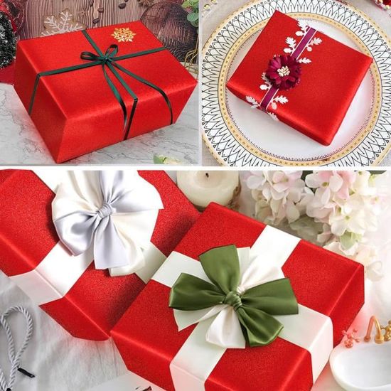 43Cm X 10M Rouleau Papier Cadeau Anniversaire Rouge Pour L'Emballage De  Cadeaux Mère,Petite Amie,Femme[x122] - Cdiscount Beaux-Arts et Loisirs  créatifs