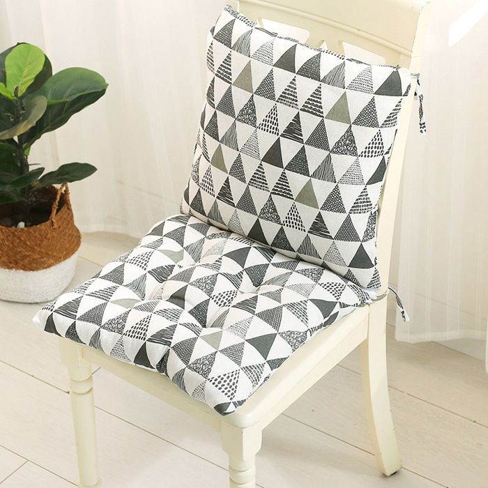 Nicole Knupfer Lot de 2 Coussin de Chaise avec Dossier Coussins de siège de Chaise pour chaises