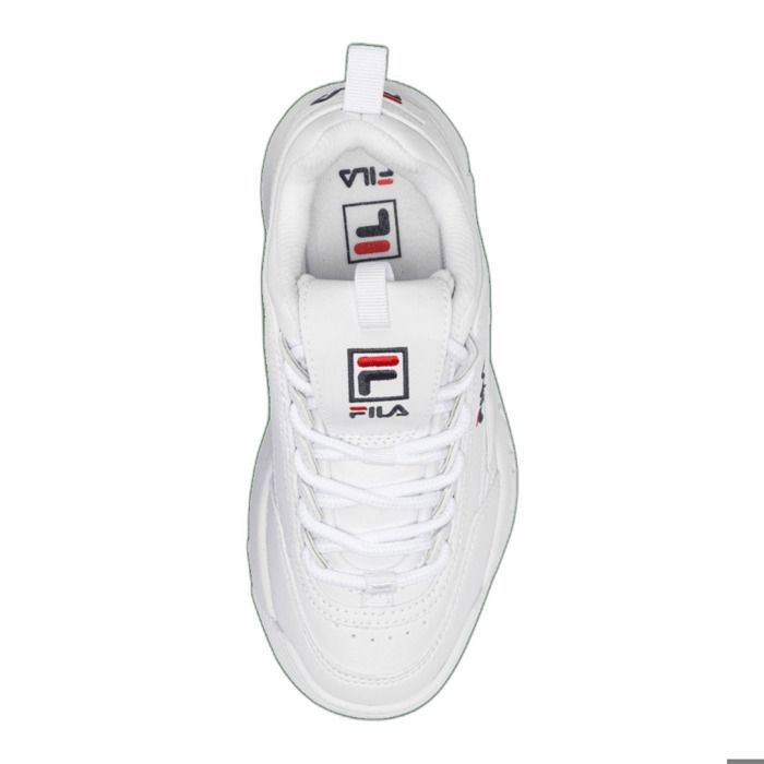 Sneakers Enfant FILA DISTRUPTOR Blanc Lacets Synthétique