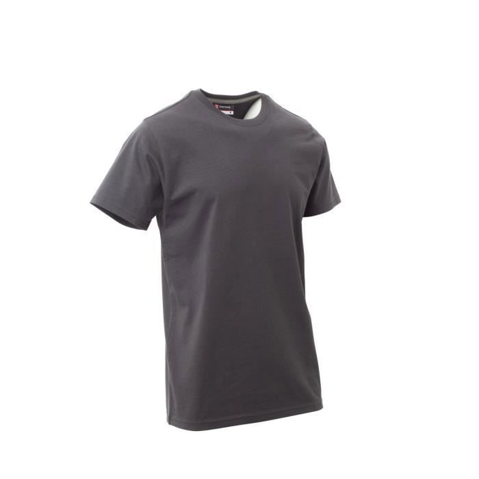 PAYPER Sunset T-Shirt Uomo Kit 5 Pezzi Grigio Melange XS
