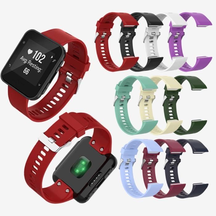 Bracelet de rechange en silicone pour montre Garmin Forerunner 35, Silicone