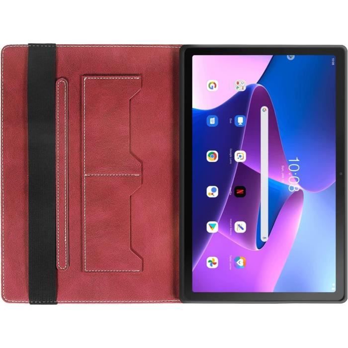 Housse pour tablette Lenovo Tab M10 Plus 3rd Gen Business Folio Case -  Rouge
