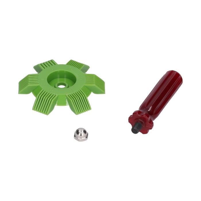 Ensemble Peignes à Ailettes FCR6 Pour Climatiseur - 6 Outils Sur Anneau + Brosse, 12 Pas Différents, Redresse Condenseur/Évaporateur