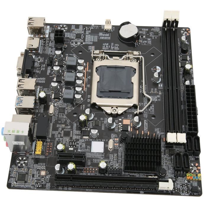 Carte mère d'ordinateur de bureau LGA 1155 USB3.0 SATA Carte mère