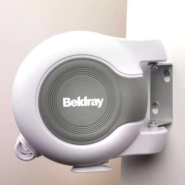 LEX Corde à linge Ligne de séchage double rétractable murale de 13 m Outil de lavage intérieur