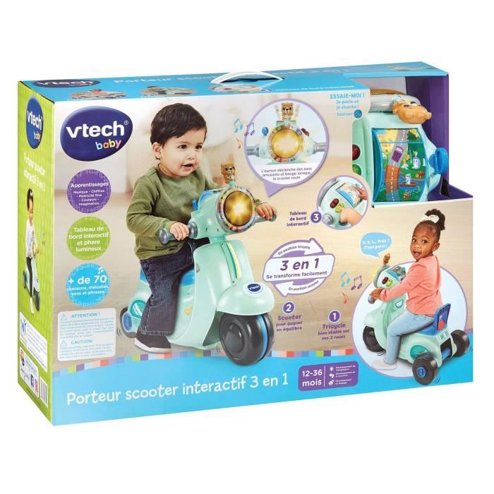 VTECH PORTEUR SCOOTER INTERACTIF EN Cdiscount Jeux Jouets