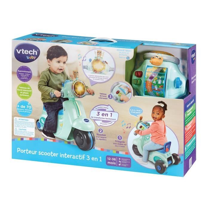 Trotteur Pousseur Porteur Vtech VTECH PORTEUR SCOOTER INTERACTIF