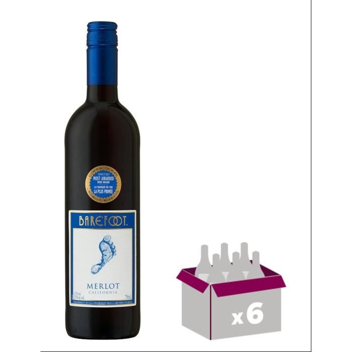 Barefoot Merlot - Vin rouge de Californie