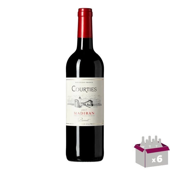 Courties 2017 Madiran - Vin rouge du Sud-Ouest x1 x6
