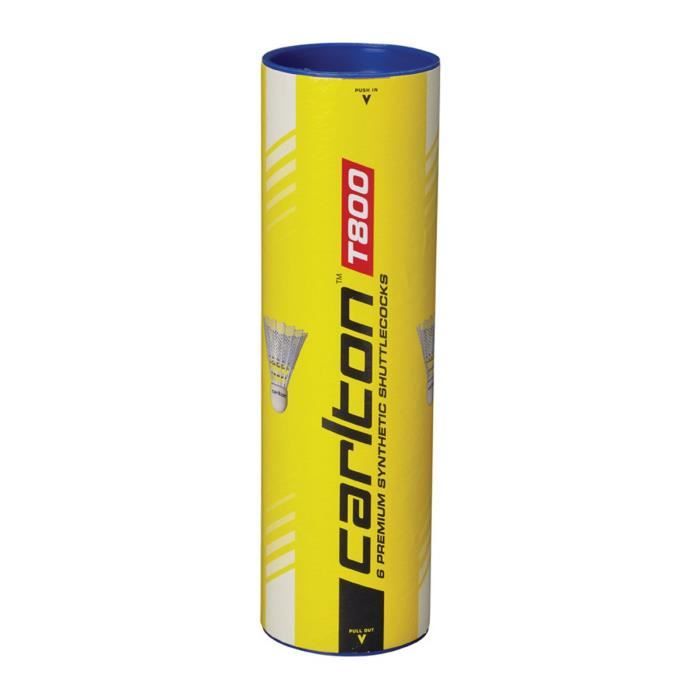 DUNLOP Tube de 6 volants de badminton T 800 blanc