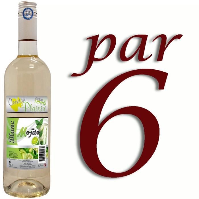 Mojito 75cl X6 Achat Vente Vin Blanc Mojito 75cl Cdiscount