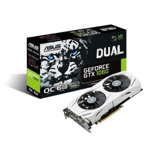 Asus Carte graphique GeForce® GTX 1060 DUAL O6G 6Go GDDR5 Asus Carte graphique GeForce® GTX 1060 DUAL O6G 6Go GDDR5
