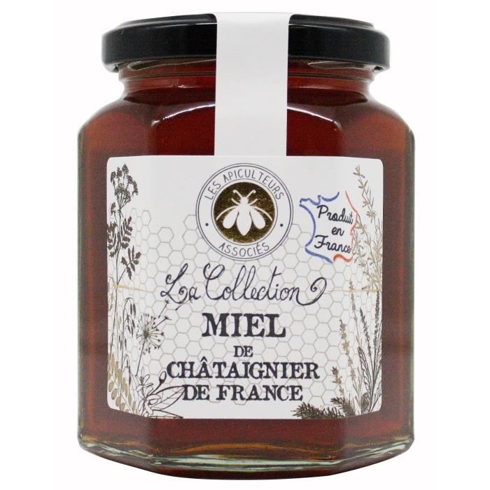 Les Apiculteurs Associes Miel De Châtaignier De France 375 G