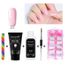 Kit Gel à Ongles Rapide Dextension De Gel De Vernis Couleur Rose