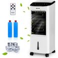 Climatiseur Mobile 7L 65W 4 en 1 COSTWAY-Rafraîchisseur Air Ventilateur-Télécommande-Minuterie 7,5H-3 Modes/Vitesses-Affichage LED