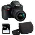 NIKON D3500 - Appareil photo reflex numérique - Capteur DX CMOS 24,2 millions de pixels - Noir-0