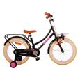 Vélo pour enfants Volare Excellent - Filles - 18 pouces - Noir - Frein à main et à rétropédalage - Garde boue-0