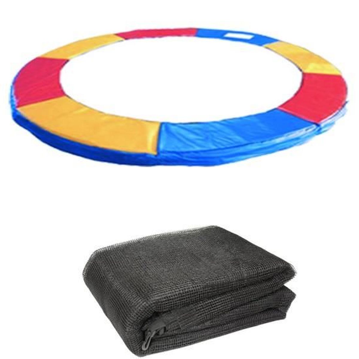 Green Bay Coussin de Protection avec Filet de Sécurité pour Trampoline ...