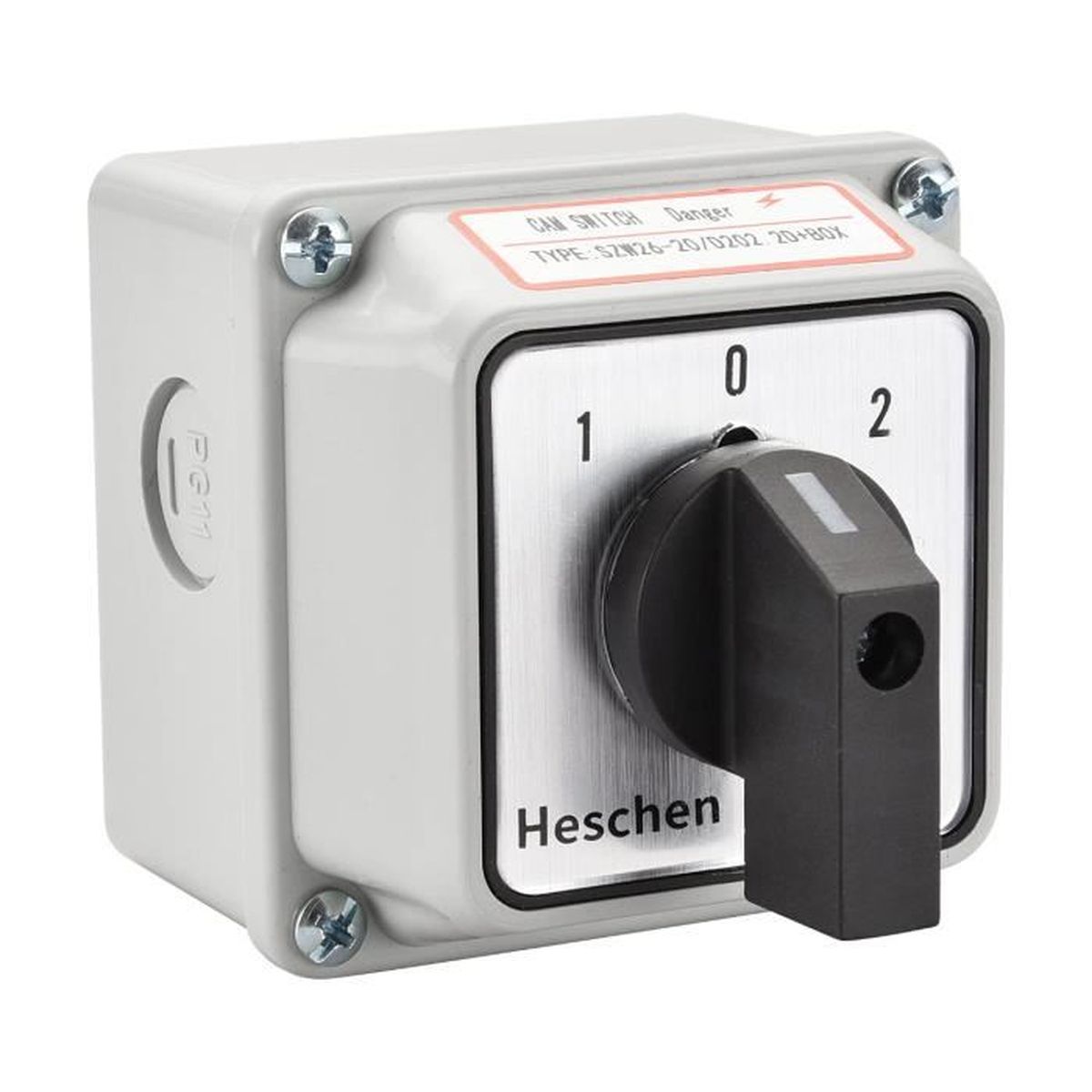Interrupteur Rotatif à Bascule Universel SZW26-20/D202.2D Avec Bouton Principal Extérieur - Neuf