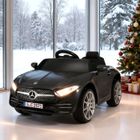 ORYXEARTH Voiture Électrique Enfant Mercedes-Benz CLS 350– Deux modes de contrôle, LED, Musique & Sécurité