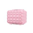 Kono Vanity Case Rigide ABS Léger Portable 30x21x16cm Trousse de Toilette pour Voyage, 10L, Rose