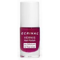 Vernis à ongles Ecrinal Silicium + Tea Prune - Blanc - Renforce les ongles - Intensité de couleur - Brillance