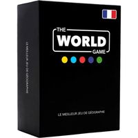 The World Game - Jeu de Géographie avec Carte du Monde - Jeu Société Éducatif pour Enfant,Famille et Adultes - Un Cadeau Parfait 