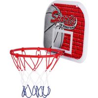 Cercle Panier de Basket Mural Anneau de Basketball Intérieur/Extérieur pour Enfants pratique