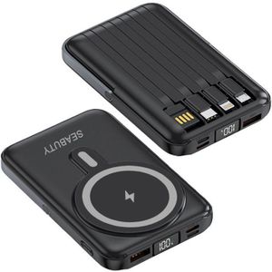 Batterie Et Chargeur Externe Sans Fil Qi Powerbank 3.0 EXELIUM 3000mAh Noire 83274073