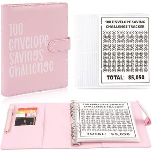 Classeur Pochette Budget Pochette A5: 15 Pièces 6 Trous Classeur Budget