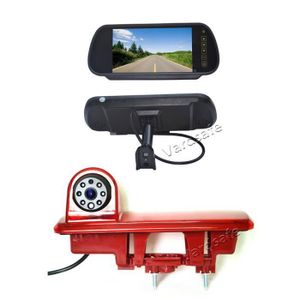 〔Kit de caméra de recul〕Moniteur de rétroviseur de 4,3 Pouces Voiture HD 3ème caméra de recul inversée pour Fiat talento Nissan NV300 Renault Trafic III Primastar Opel//Vauchall Vivaro