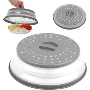 Cloche Micro Ondes-sans BPA-Couvercle Micro-Ondes 3en1-Cloche pour Micro  Onde Retractable Anti Vapeur et Fonction Passoire-Accessoire Lave Vaisselle  Sunflower MOONSTARS