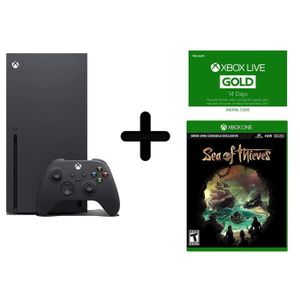 CONSOLE XBOX SERIES X Console Xbox Series X + Xbox Live Gold 14 jours + 