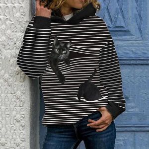 Luisaviaroma Fille Vêtements Pulls & Gilets Pulls Sweatshirts Sweat-shirt En Coton Imprimé Chat 
