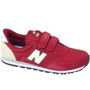 BASKET Baskets New Balance 420 Beige-Bordeaux - Mixte/Enf