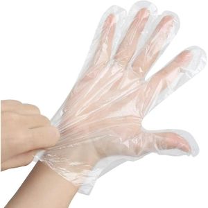 Healifty Lot de 50 gants jetables en plastique souple transparent à long  bras pour examen vétérinaire (Blanc)