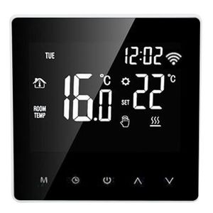 THERMOSTAT D'AMBIANCE Milleplus-Thermostat LCD ME81H Smart WIFI LCD Thermostat Chauffage par le sol à eau outillage test Presse blanche dos blanc 16A