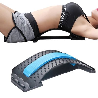 Planche De Soutien Lombaire Réglable 3 Niveaux – Avec Aimants, Décompression Colonne, Pour Dos, Scoliose, Bureau Et Fitness