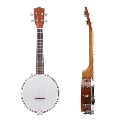 Peau De Banjo Blanche 8 Pouces Perfk - Remplacement Polyester Pour Banjo Et Ukulélé Banjo