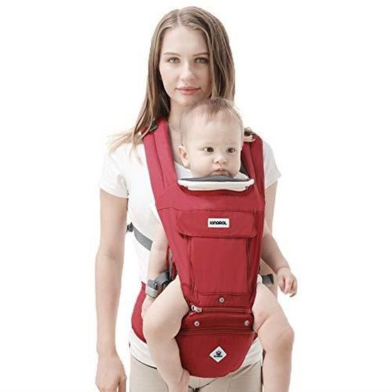 Rufun Porte Bebe Baby Carrier Ergonomique Siege De La Hanche Boite De Rangement Pour Nouveau Ne Avant Et Arriere Allaitement Mains Libres 0 48 Mois Jusqua 25kg Porte Bebes Youngunsofarizona Bebe Puericulture