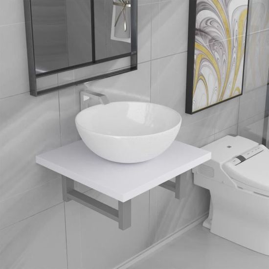 🏩9897Luxueux Magnifique-Meuble de salle de bain Colonne salle de bain Scandinave -Armoire de salle de bain Armoire toilette - en de