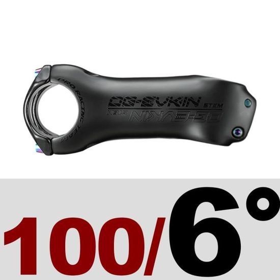 Hkymbm Potence De Vélo, Tige Pleine Fibre De Carbone Légère Vélo, 31,8
