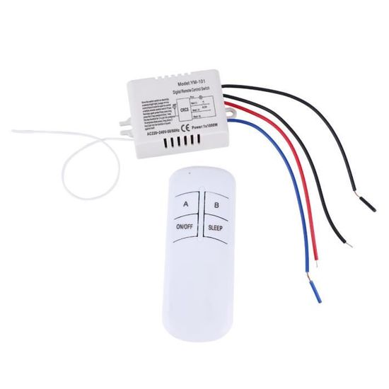 EMylo Mini Interrupteur Zigbee intelligent Télécommande sans fil  Interrupteur de lumière Zigbee AC 220V Module de relais de co[710] -  Cdiscount Bricolage