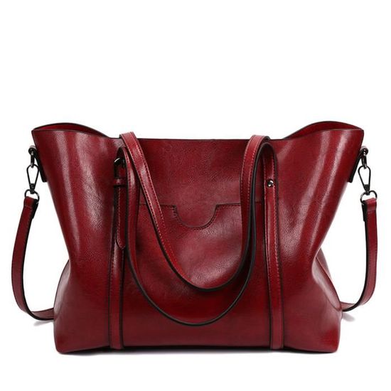 Sacs à bandoulière Boston en cuir PU pour femmes, fourre-tout de luxe de bonne qualité, sacoches à poignée supérieure  1524