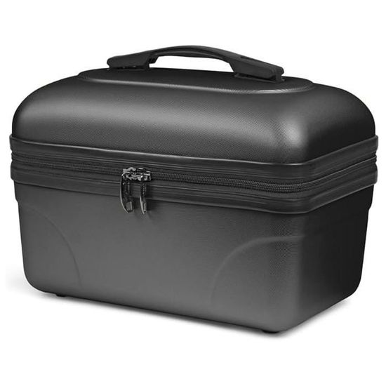 Vanity Rigide KINSTON – (ABS) Noir Grande capacité L 34,5 x H