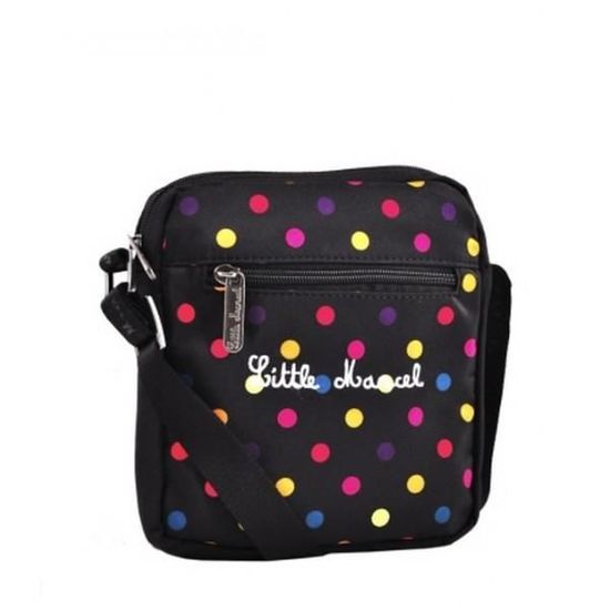 Sac pochette Little Marcel WIVINE Pois Noir Noir - Cdiscount Bagagerie - Maroquinerie